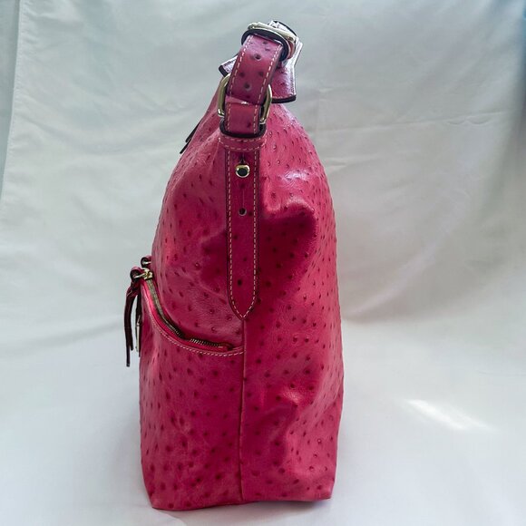 Dooney & Bourke Dillen Hobo Bag, Pink Pebbled Leather, Orig. $298.00 - Picture 5 of 12